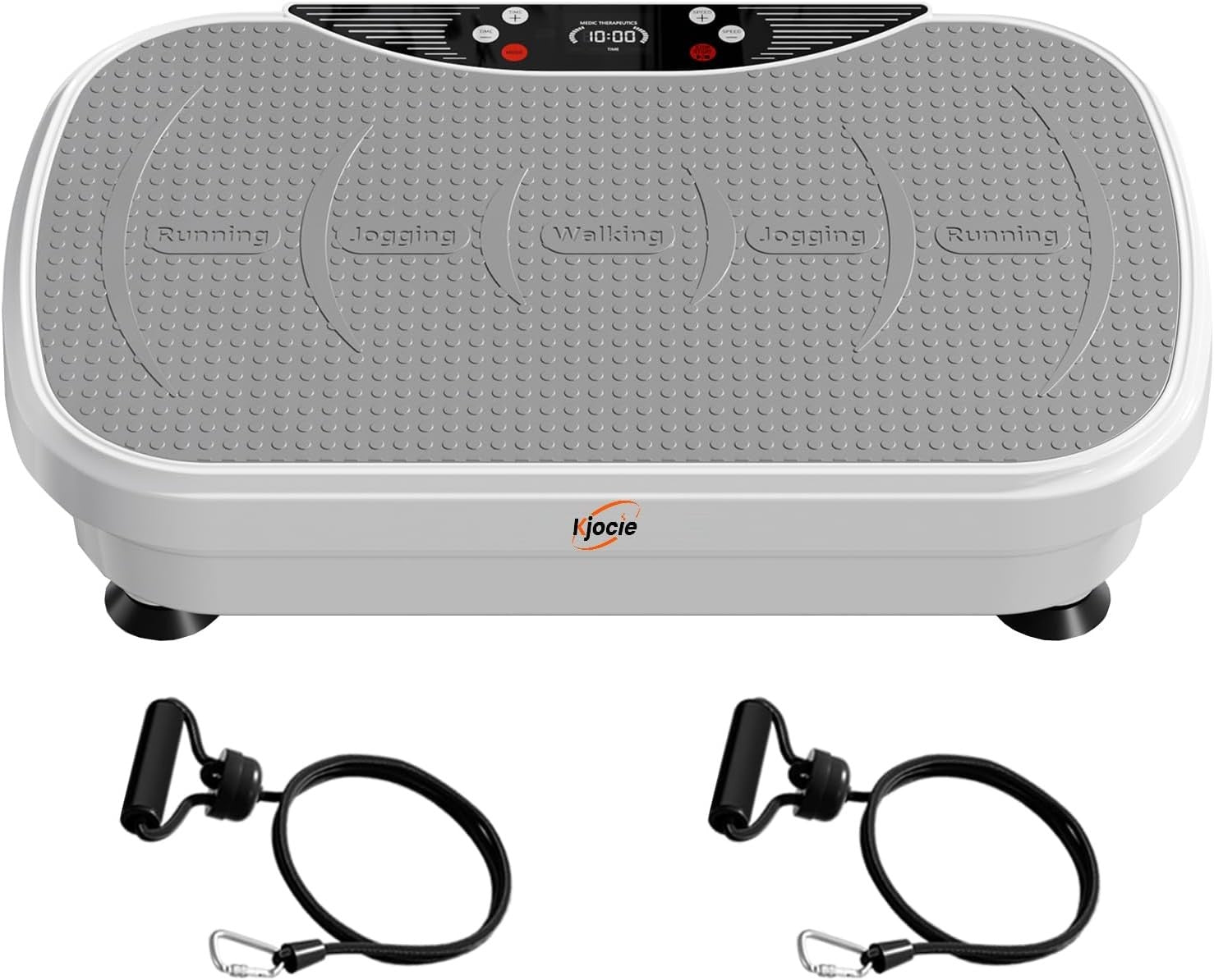 White Vibration Plate Exercise Machine for Weight Loss & Lymphatic Drainage