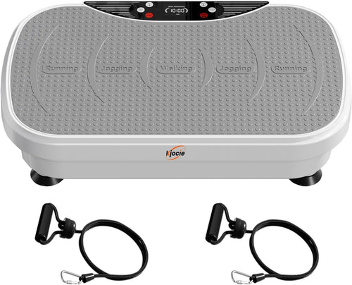 White Vibration Plate Exercise Machine for Weight Loss & Lymphatic Drainage