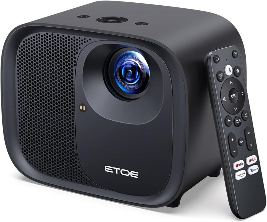 Android TV 1080P Projector 600 ANSI Netflix Dolby HDR 4K Support