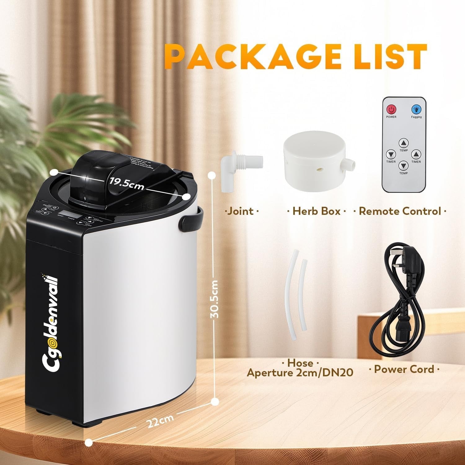 3L Portable Steam Sauna Pot – Home Steamer w/ Remote & Digital Control