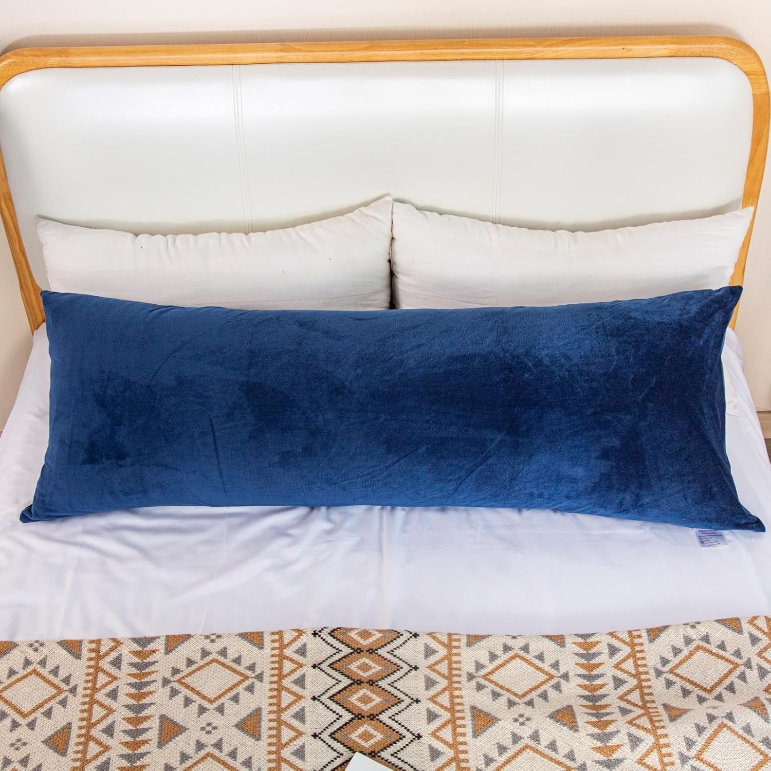 Luxury Full Body Pillow Memory Foam Long Bolster Side Sleeper 152x50cm