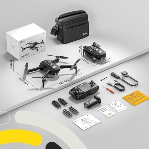 Holy Stone HS460 GPS Drone 4K Camera, 26 Min Flight, FPV, Foldable, Beginner