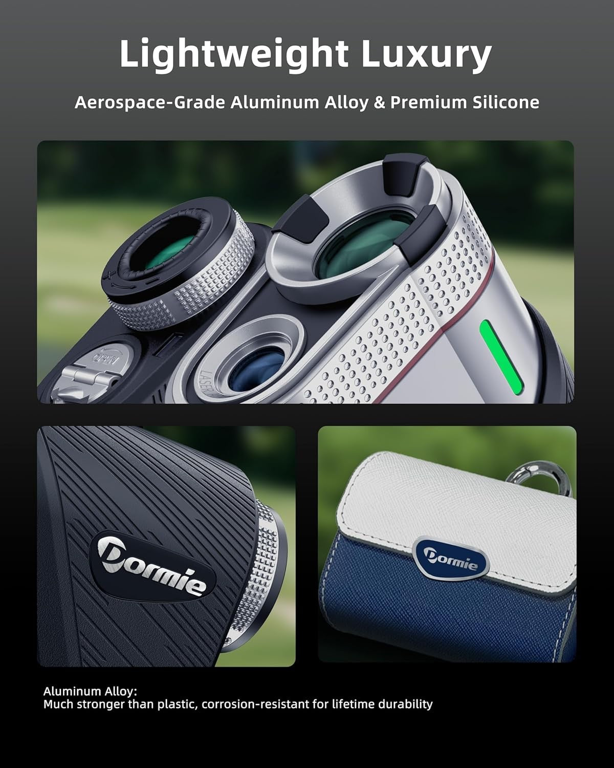 Golf Rangefinder 800 Yards Slope Flag Lock Magnetic Laser 6X Zoom