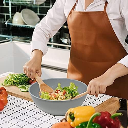 12-Piece Deep Red Mixing Bowl & Storage Set – Nested, Lids Included