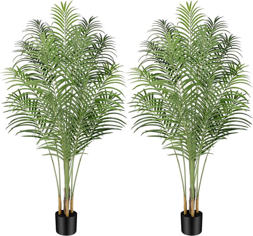 2pcs 170cm Artificial Palm Tree Faux Tropical Indoor Outdoor Home Decor Plant