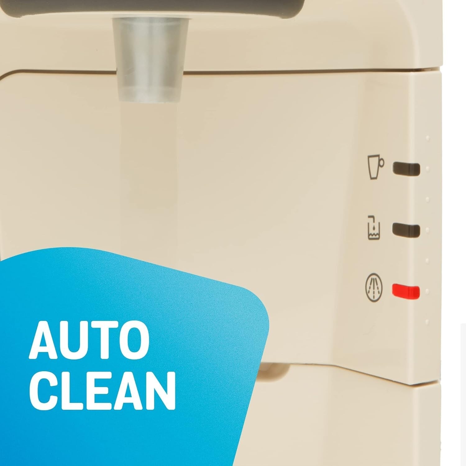 Cream Pod Coffee Machine 1300W Compact One-Touch Brewer with 0.8L Tank
