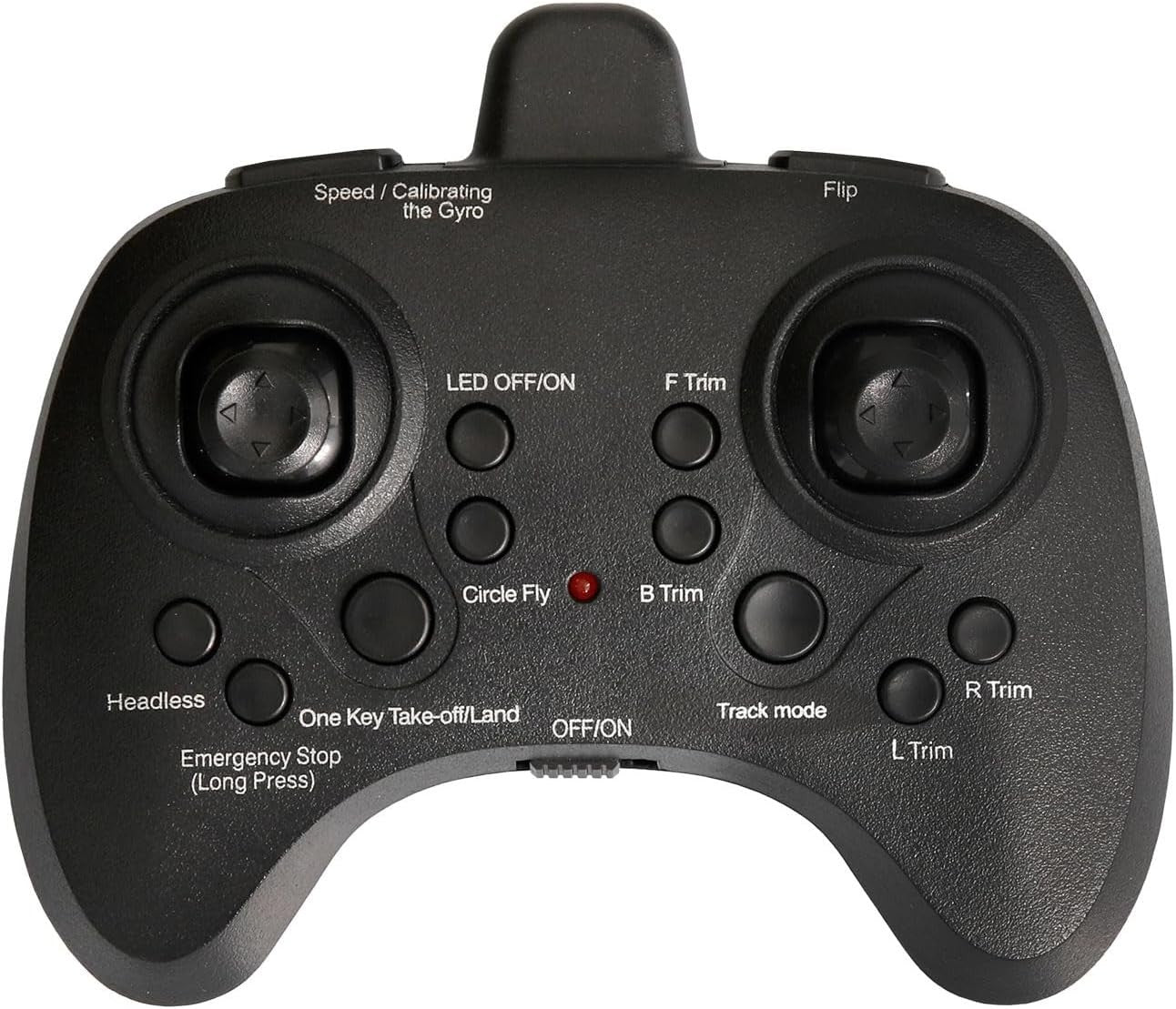 2-in-1 Racing Drone Car with Track, LED Lights & 360° Stunt Mode Red