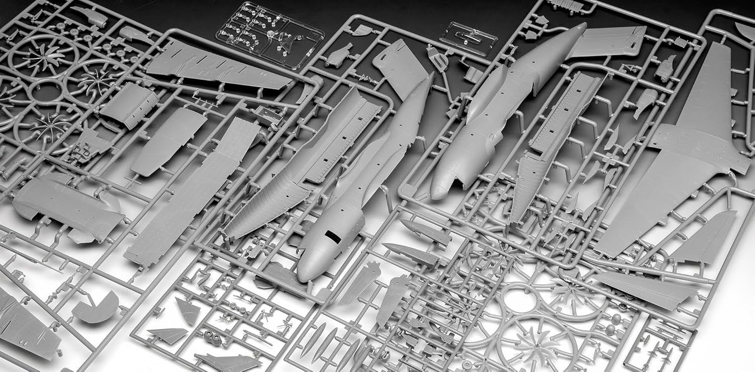 1:144 Air Defender Model Kit 223pcs NATO Aircraft Set A400M Tornado Build Kit