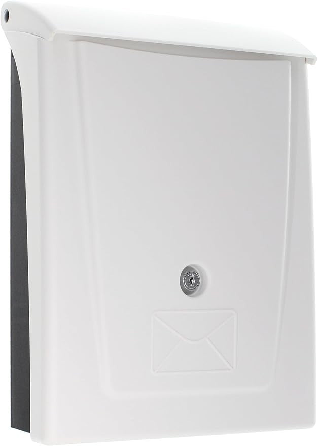 Lockable Waterproof Wall Mount Mailbox – UV Resistant, Fits A4 & Small Parcels