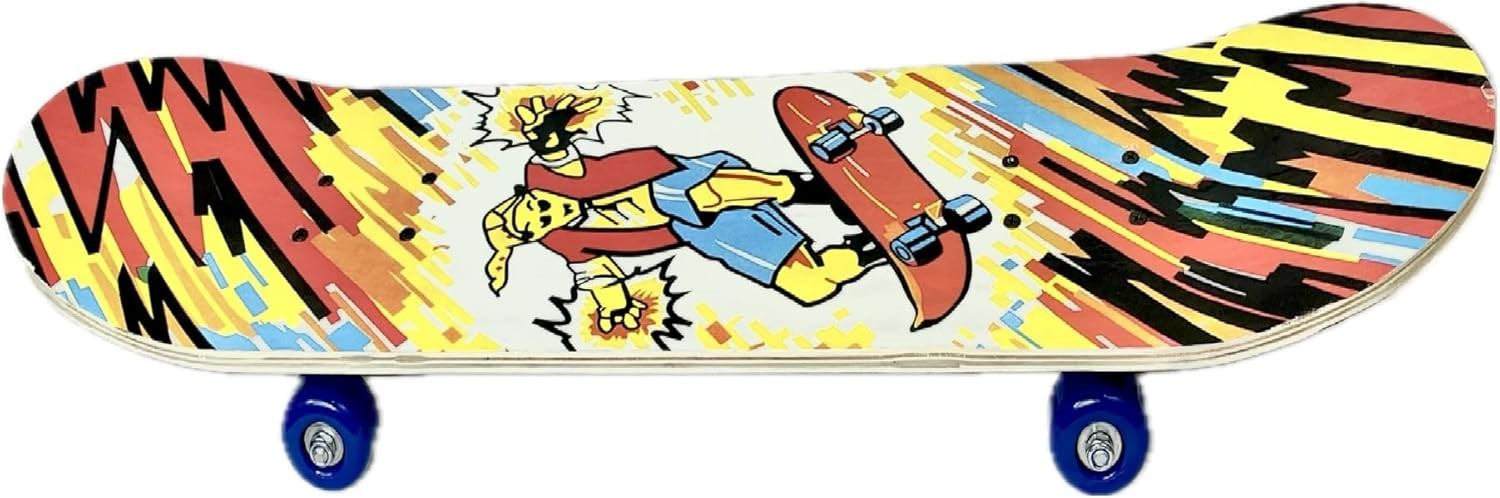 31in Double Kick Beginner Skateboard Maple Deck Adult Trick Cruiser Board