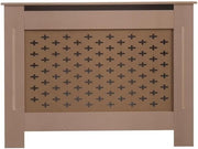 Medium Rustic Radiator Cover | Unfinished MDF Cabinet with Pattern Grill