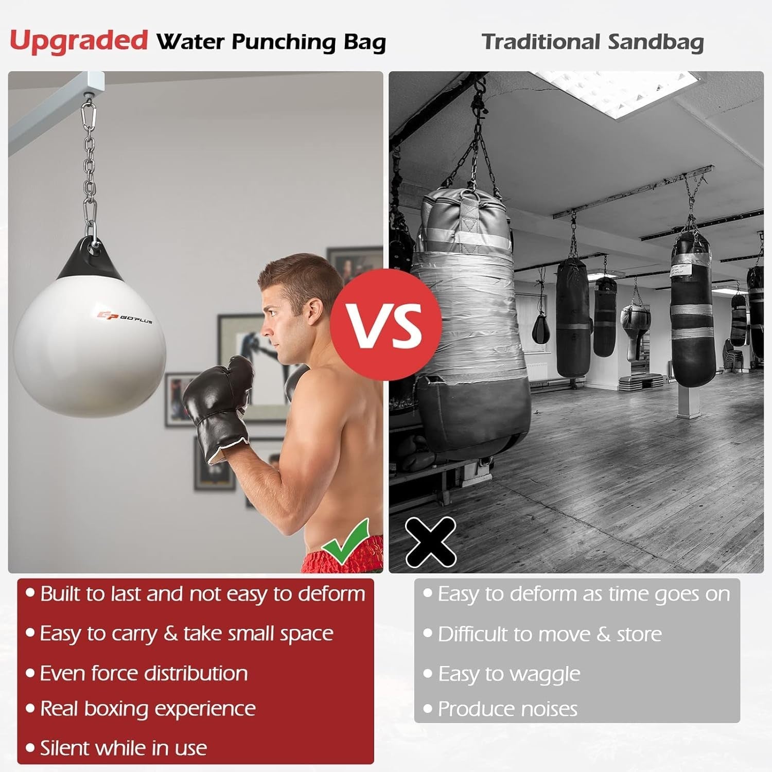 Water Filled Punching Bag Aqua Boxing MMA Training Heavy Bag