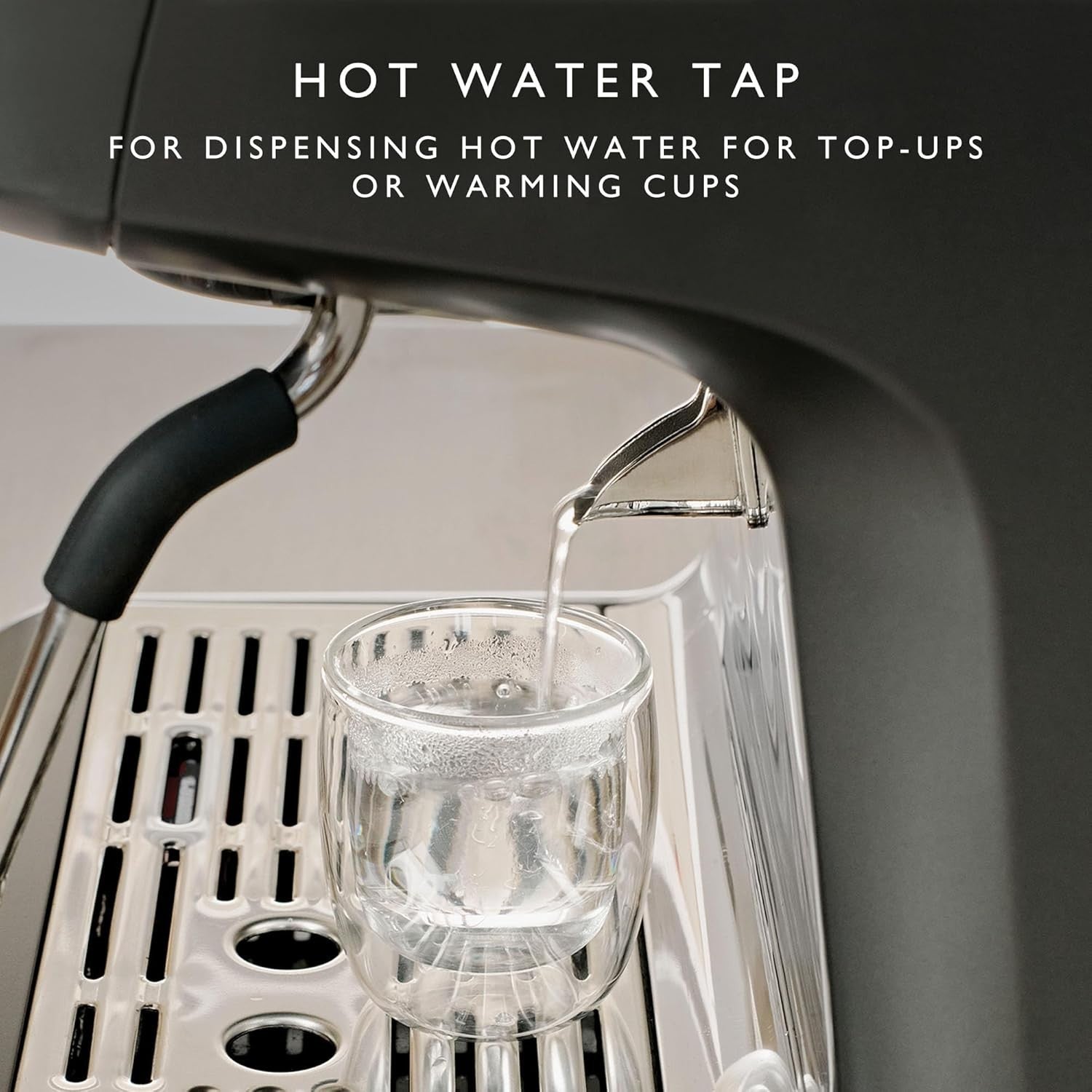 Professional Espresso Machine Dual Boiler | Built-In Grinder, 20-Bar, 2.8L Tank