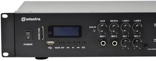 Dual Zone Stereo Amplifier 4x200W Bluetooth USB SD FM Media Player