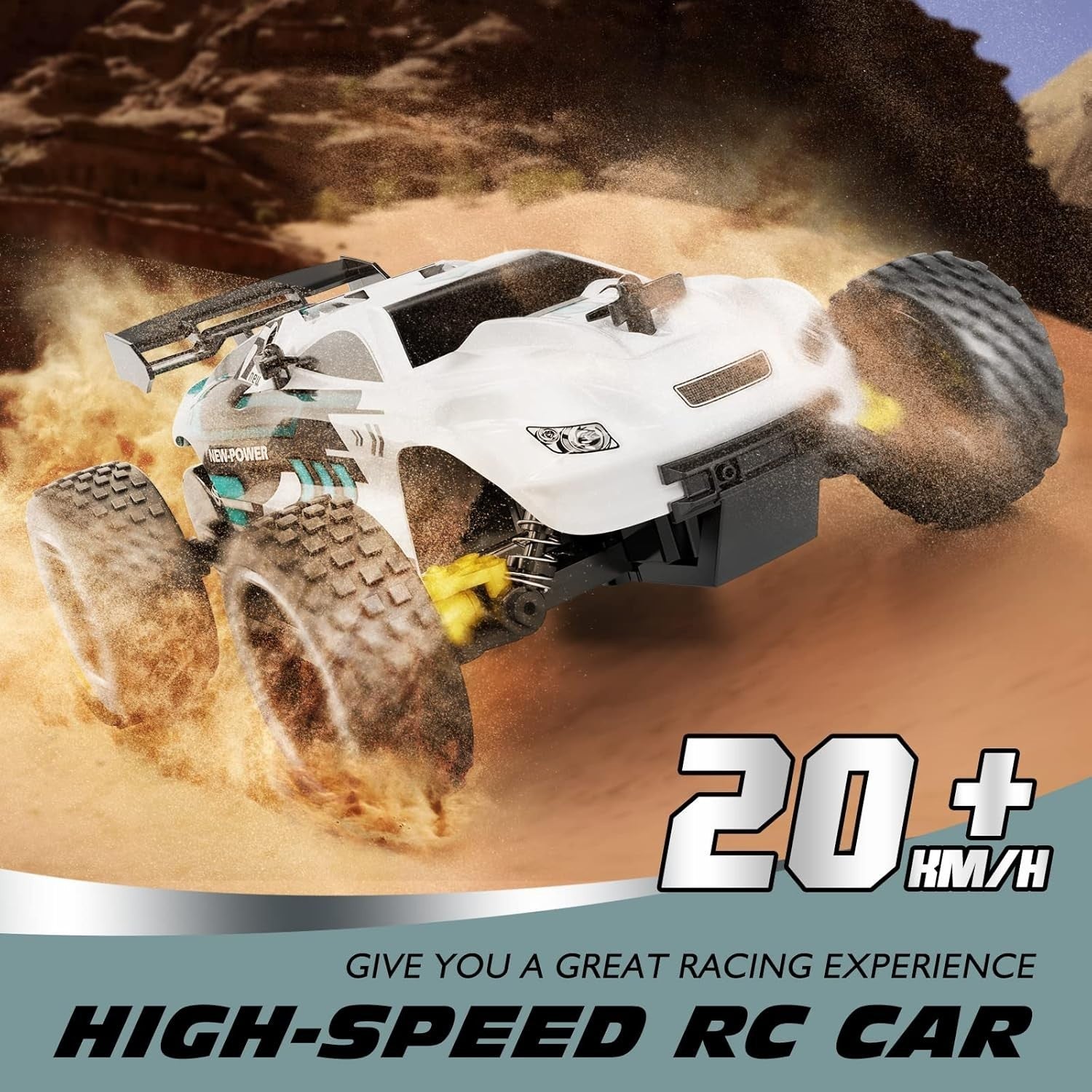 Off Road RC Car 1:18 Scale Remote Control Racing Car, 2.4GHz 20KM/H Speed