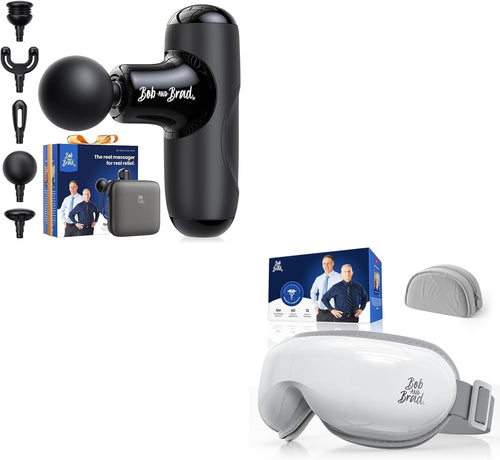 Eye Massager With Heat Compression + Mini Massage Gun Muscle Recovery Set