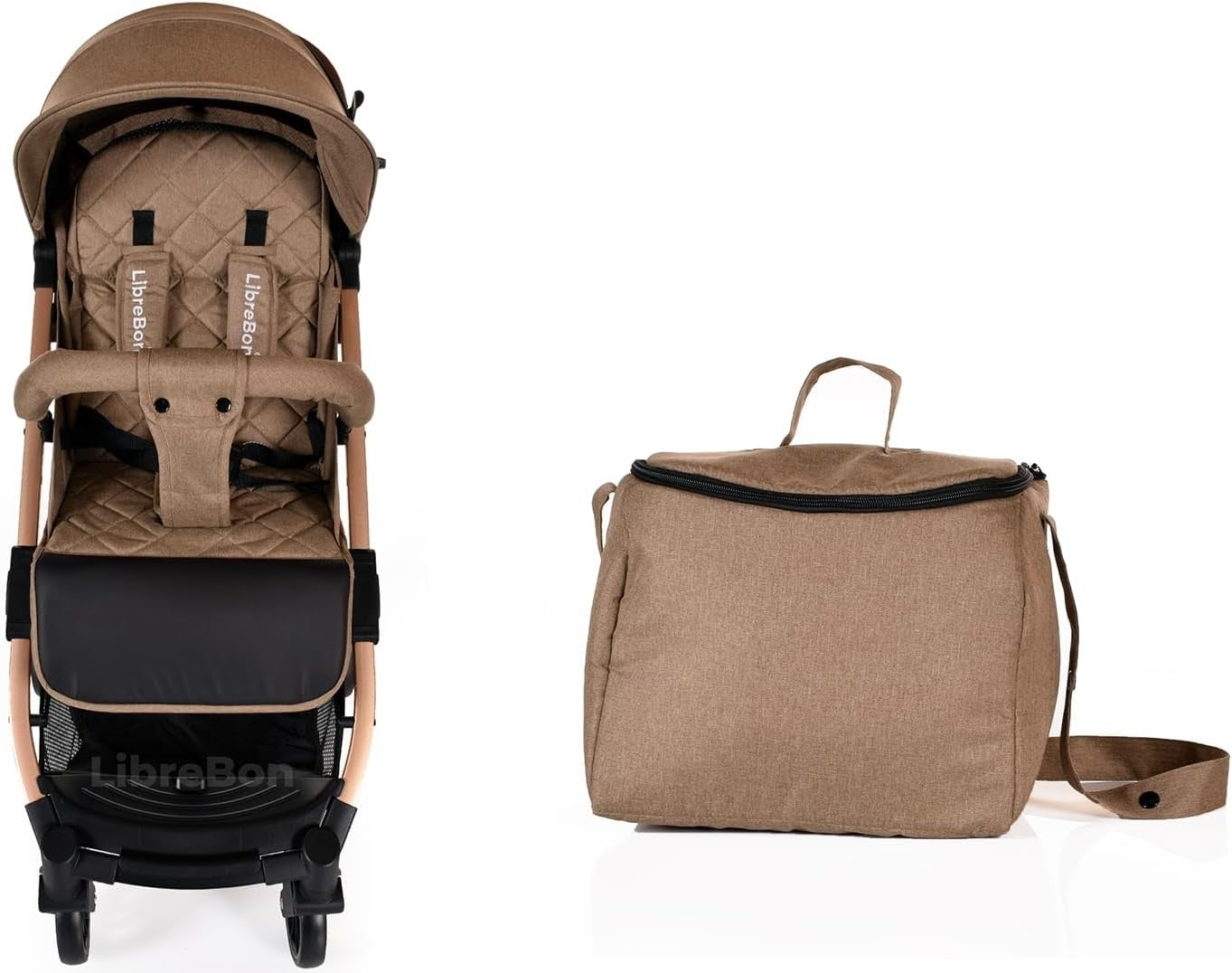 Compact Travel Baby Stroller One Hand Fold Lightweight Buggy Rain Cover