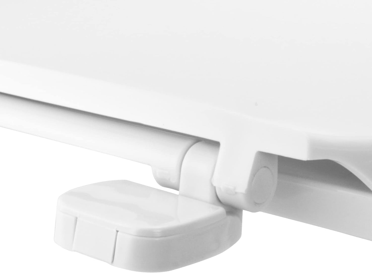 Chester White Thermoplastic Toilet Seat Ultra-Fix Adjustable Hinges Universal