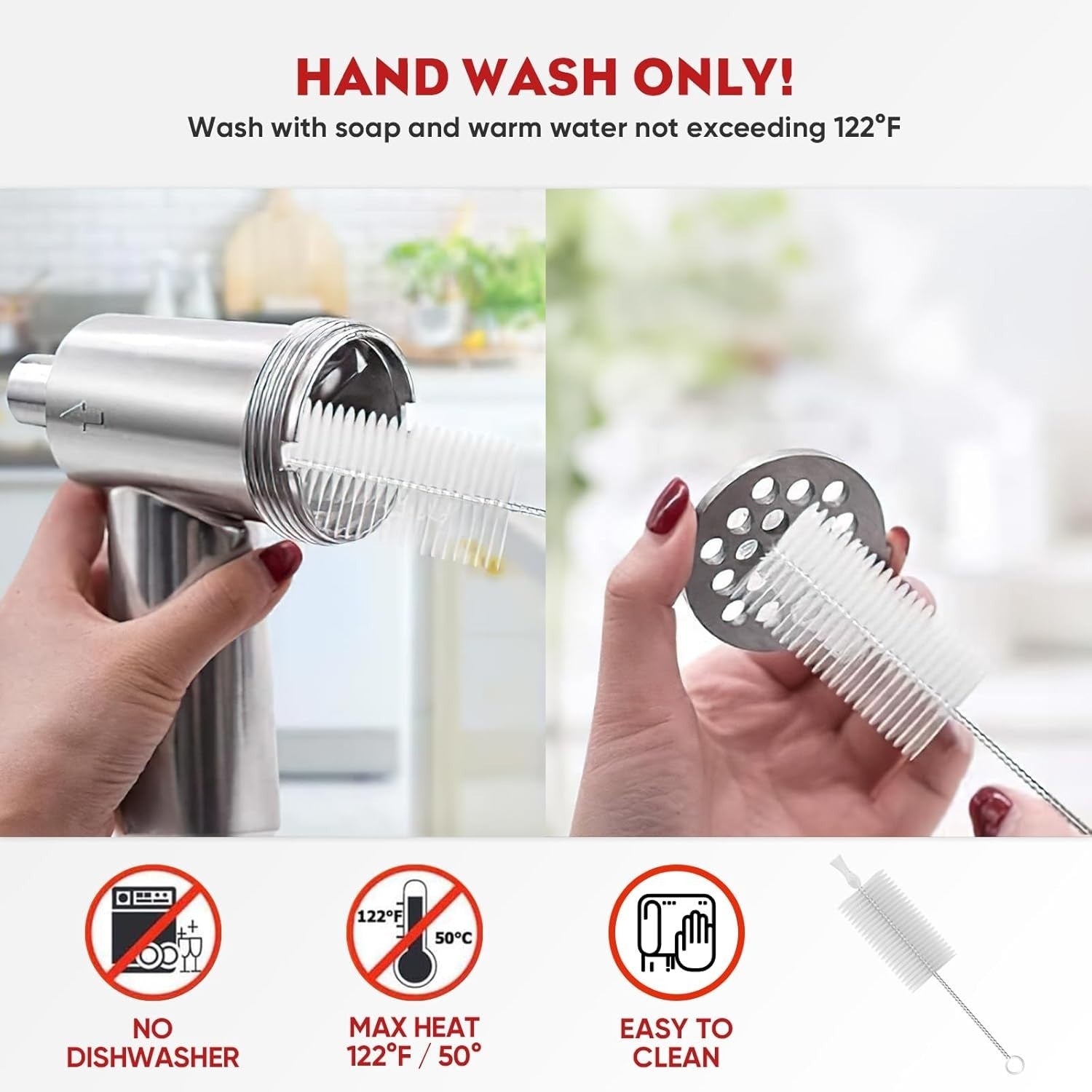 Meat Grinder Attachment Stand Mixer Sausage Stuffer Slicer Set