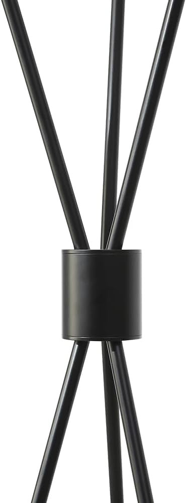 Nordic Tripod Floor Lamp Metal Standing Light White Shade Corner Reading