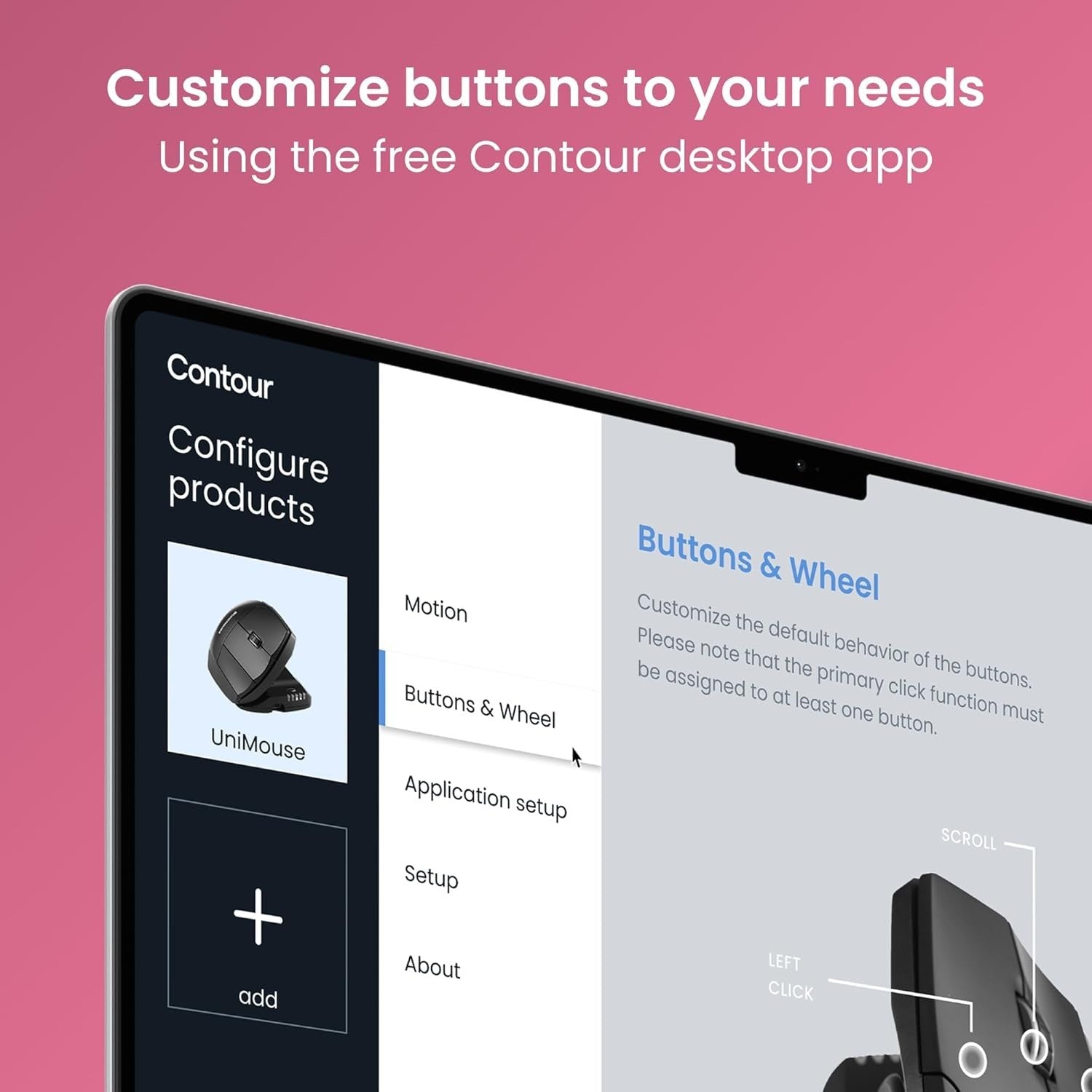 Adjustable Vertical Ergonomic Mouse Wireless 6 Button Tilt Design