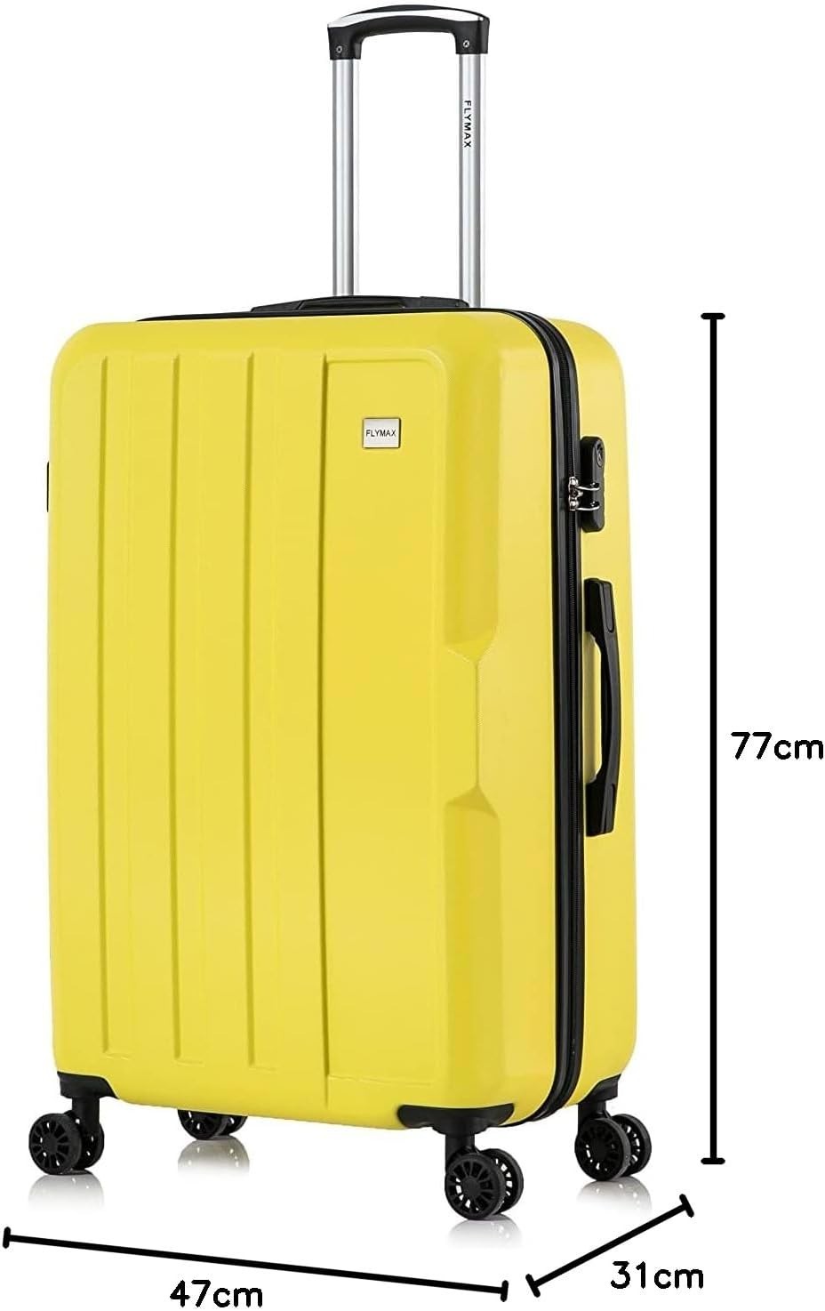 Large Check In Suitcase 29 Inch ABS Hard Shell 4 Wheel Spinner 100L