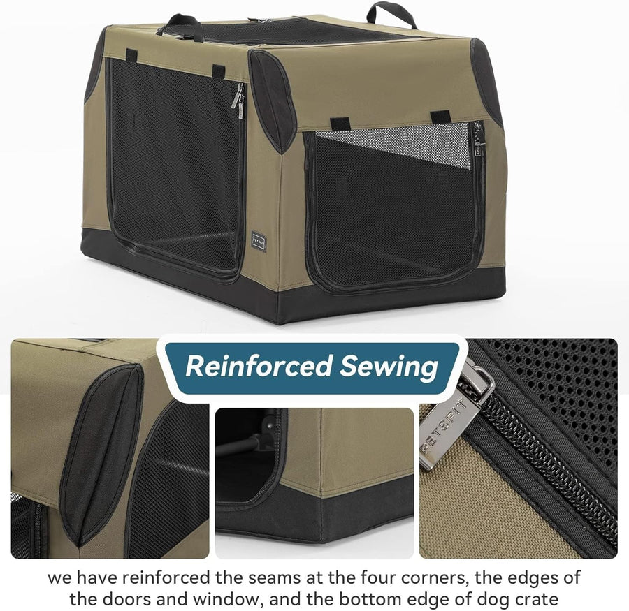 Portable Soft Dog Crate for Small Pets – Collapsible, Travel-Friendly & Secure