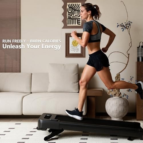 Walking Pad Treadmill 10% Auto Incline 2.5HP Under Desk Quiet Smart App Routes