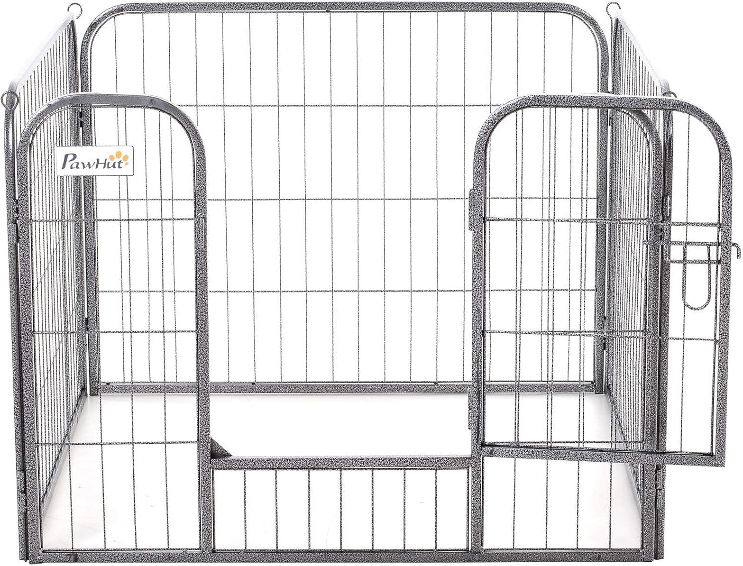 Heavy Duty Foldable Metal Pet Playpen 82x82x60cm Indoor Outdoor Kennel