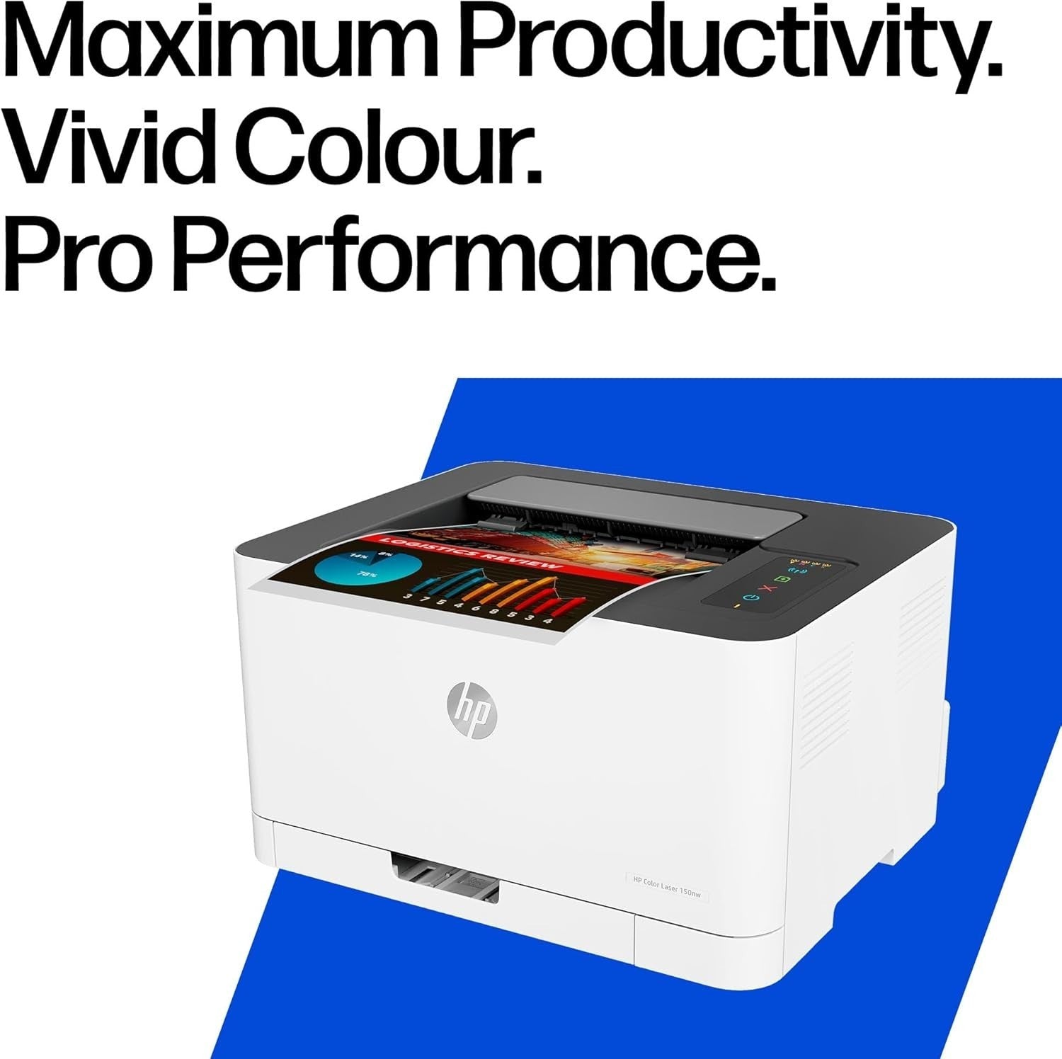 White Colour Laser Printer | Compact Wireless | Home & Office Use