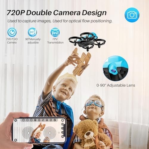 720P HD Drone Quadcopter Kids Beginners WiFi Camera Altitude Hold RC