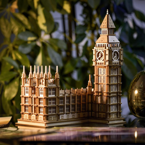 3D Wooden Big Ben Puzzle Model Educational DIY Toy for Kids & Adults