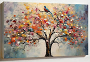 Tree of Life Canvas Wall Art 30x40cm Framed Colourful Decor