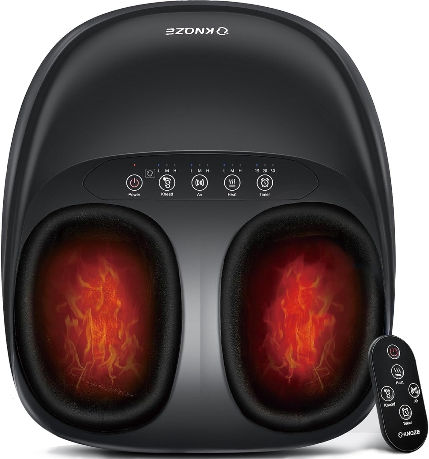 Electric Shiatsu Foot Massager w/ Heat, Kneading & Air Compression