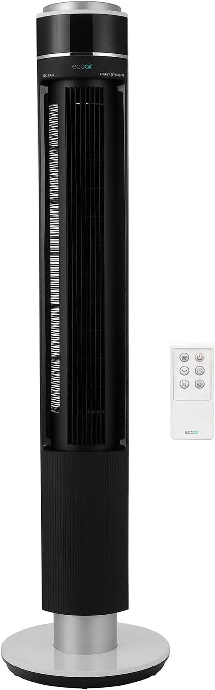 47" Tower Fan with Remote – 12-Speed Quiet Cooling, Timer, Sleep & Oscillation