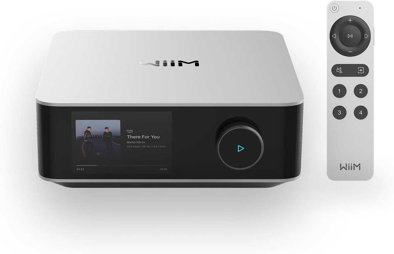 100W HiFi Streaming Amplifier DAC HDMI ARC WiFi 6 Bluetooth