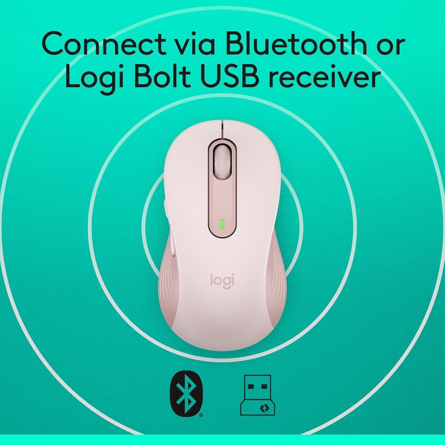 Large Hand Wireless Mouse Silent Click Ergonomic Bluetooth Home Office Comfort
