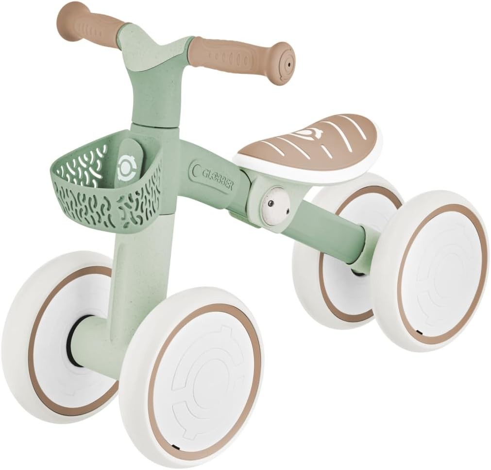 Toddler Ride On Balance Bike 4 Wheel Walker Adjustable Seat 12-36M