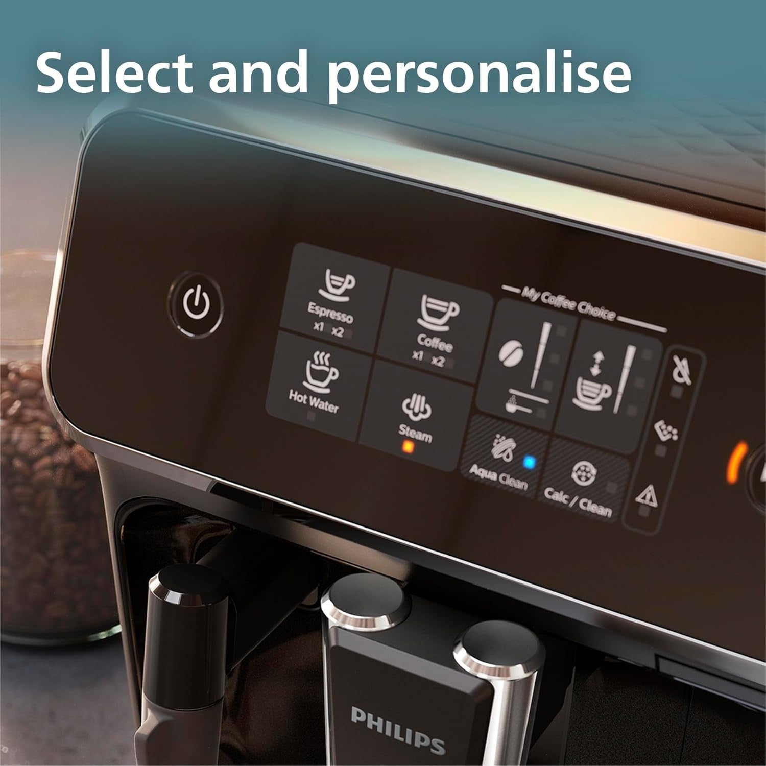 Automatic Bean to Cup Coffee Machine | Classic Milk Frother | 1500W Espresso