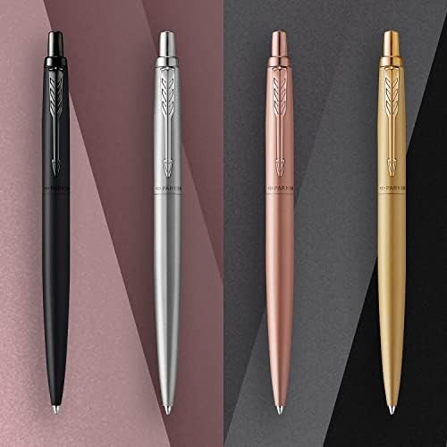 Luxury Ballpoint Pen – Monochrome Black Matte, Medium Blue Ink, Retractable