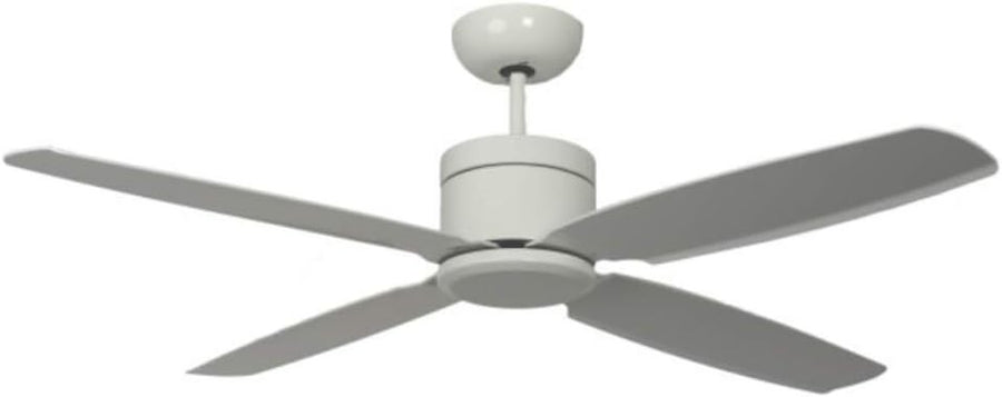 Pepeo Turno 132CM Ceiling Fan, 6-Speed, Reversible Motor, Remote, White