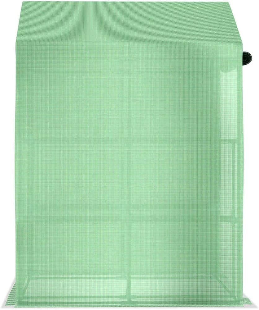 Heavy Duty Walk-In Greenhouse with Shelves | Reinforced PE Cover | Alloy Steel