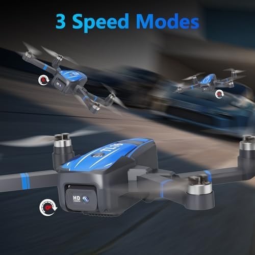 4K Drone with Camera for Adults, Brushless Motor Foldable FPV Quadcopter