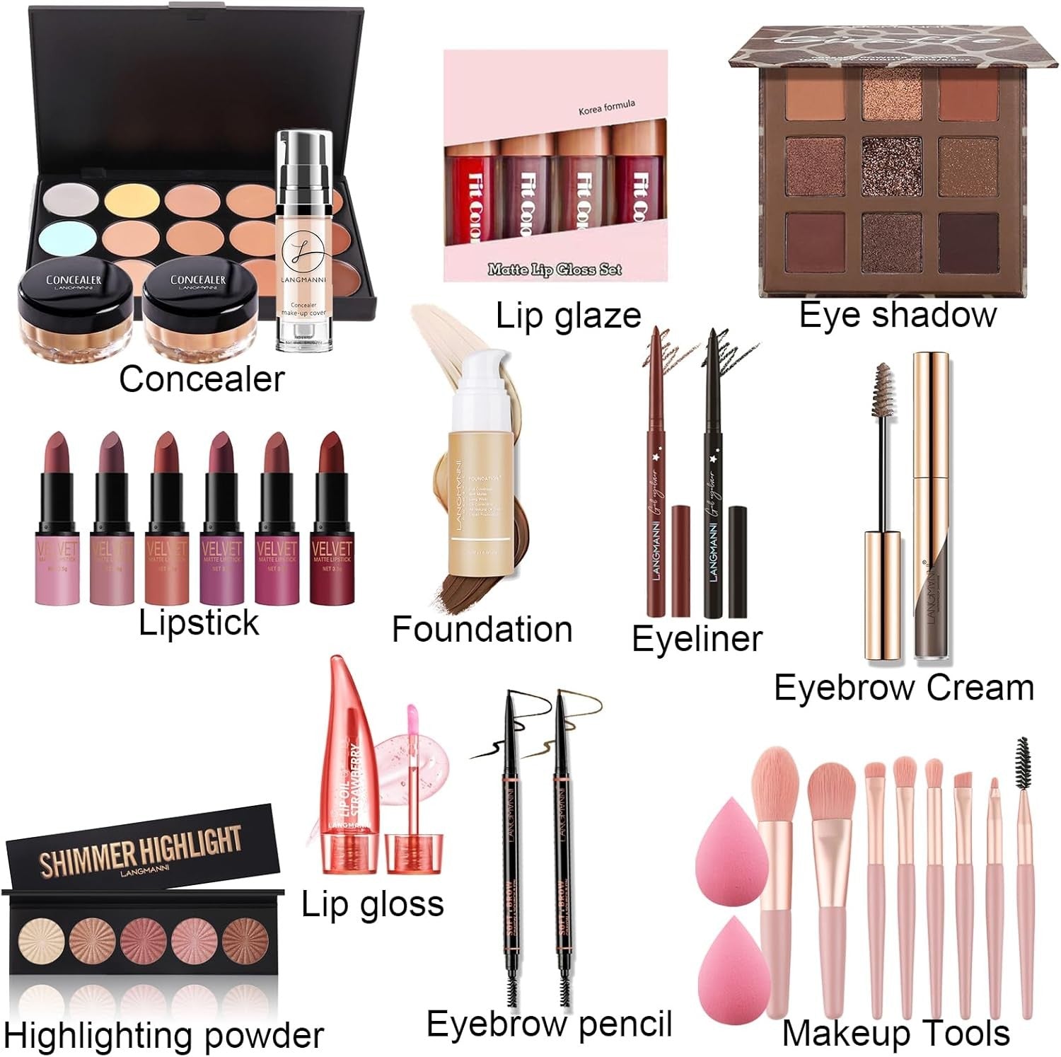 All One Makeup Kit Full Gift Set Palette