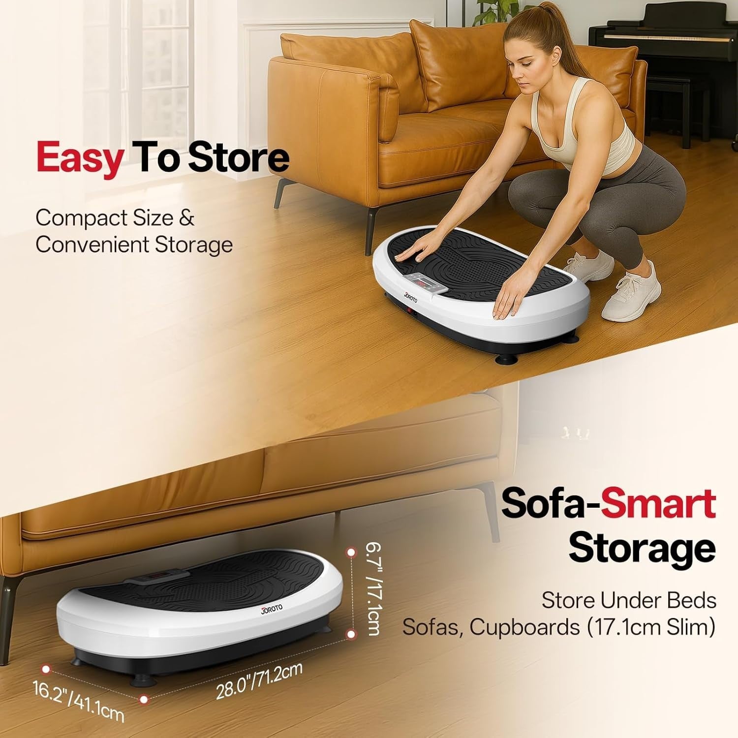 4D Vibration Plate Exercise Machine 120 Levels Bluetooth LED 158kg