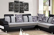 Family Love Quote 4‑Panel Framed Canvas Wall Art 44×27 in Decor