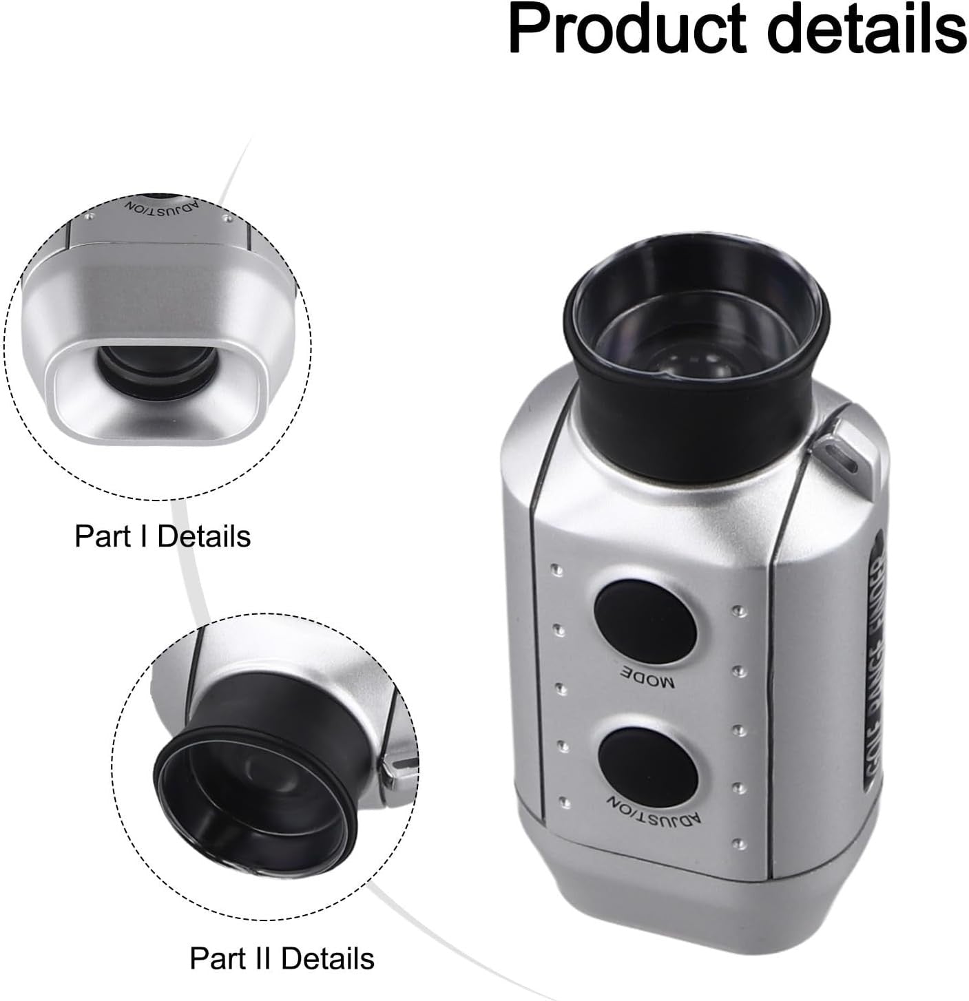 Golf Rangefinder 850m Distance Meter 7X Zoom Dual Mode Lightweight Compact
