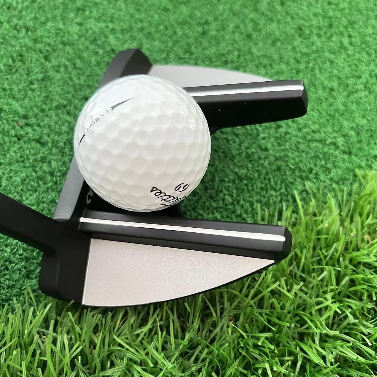 Mens Right Hand Mallet Golf Putter 34" Face Balanced Alignment High MOI
