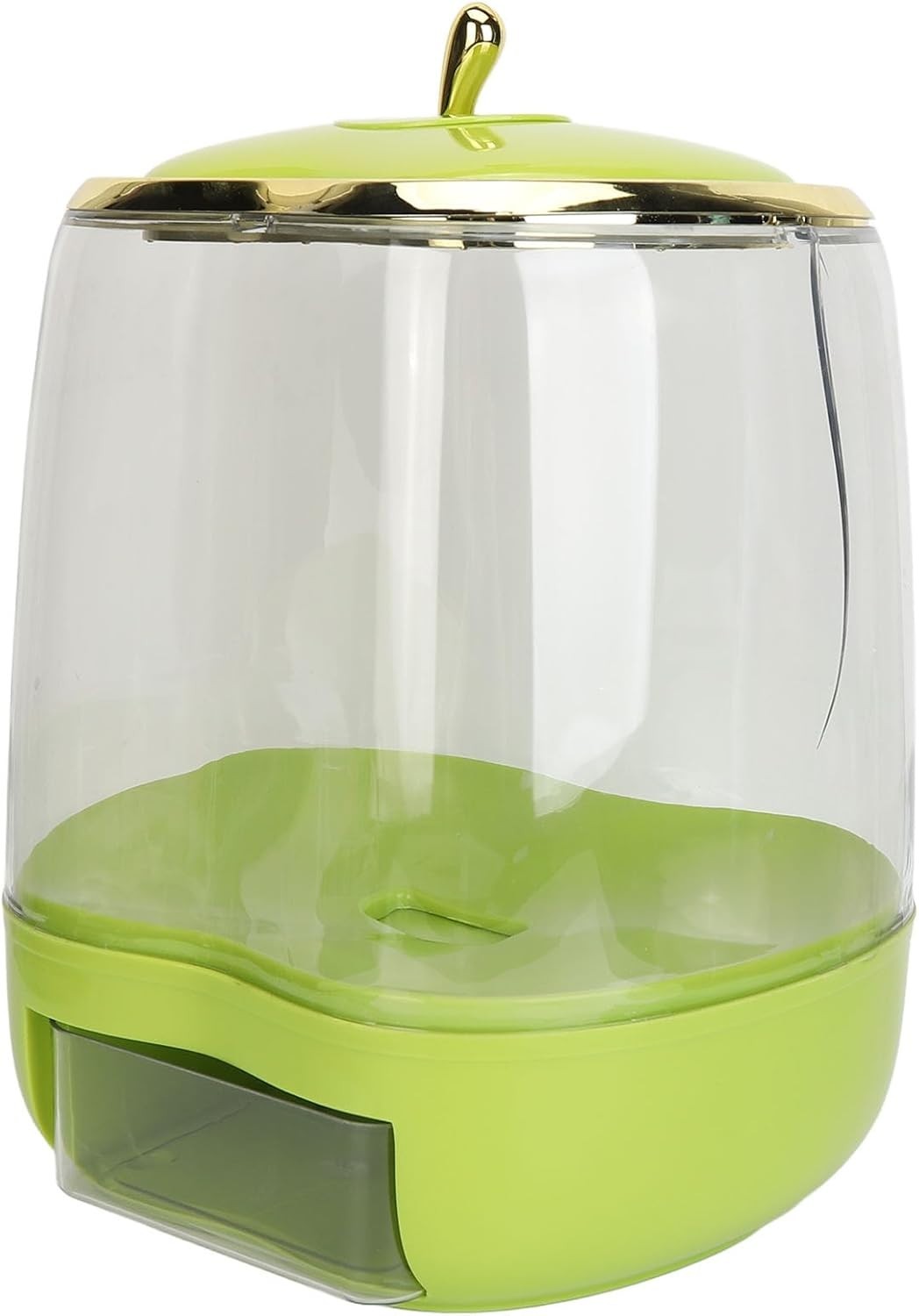 10KG Airtight Rice Storage Compartment Transparent Grain Container