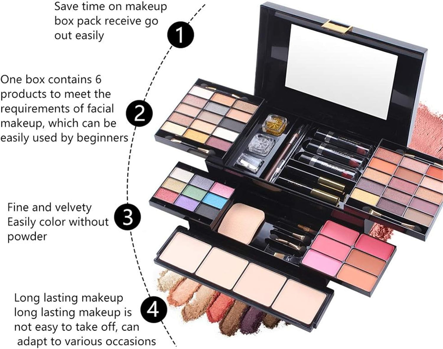 All In One Makeup Gift Set Xmas Kit Eyeshadow Lipstick